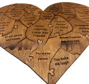 2025 New Valentine's Day Wooden Love Puzzle Resons Why I Love You