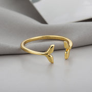 Mermaid Tail  Ring Female Dolphin