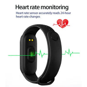 M6 Smart Watch Men Women Fitness Tracker Smartwatch Blood Pressure Heart Rate Monitor Fitness Band Smartbracelet for Ios Android