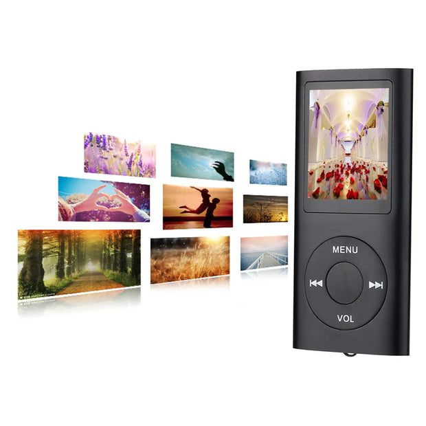 Mp3 Player Music Playing With Fm Radio Video Ebook Player Rechargeable Battery