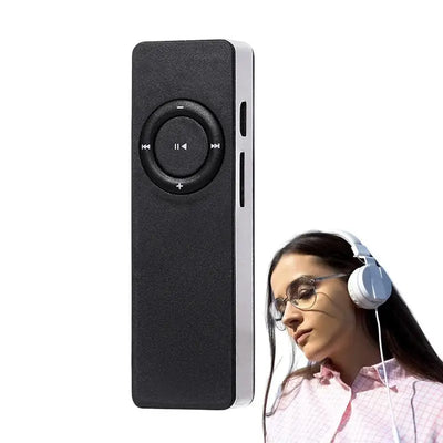 Long MP3 Player Lightweight Rechargeable Digital Audio Player With Built-in Speaker Support Up To 32GB Storage Memory Card Slot