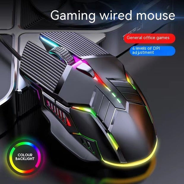 Wired Mouse 6D Colorful  Luminous Mouse