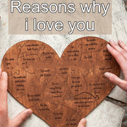 2025 New Valentine's Day Wooden Love Puzzle Resons Why I Love You